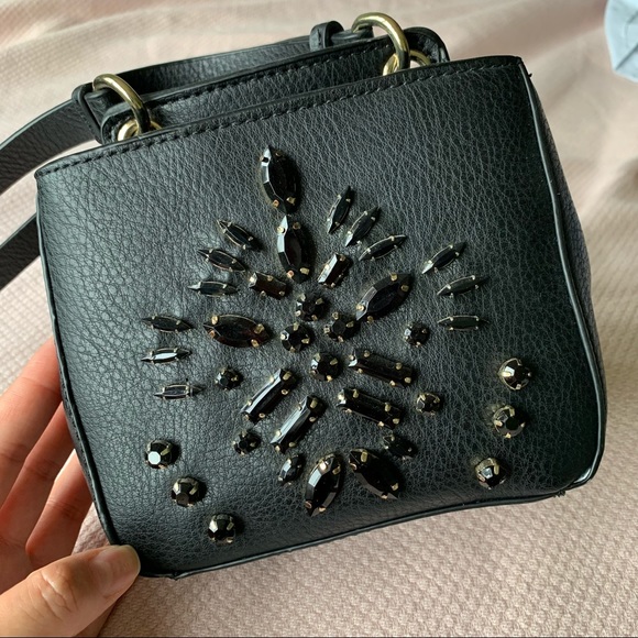 NWOT Zara Mini Embellished Cross Body Purse - Picture 5 of 8